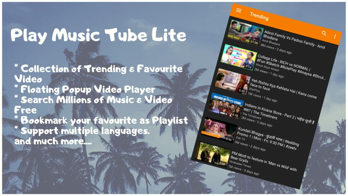 Max Tube Player for Android - Enjoy YouTube Videos