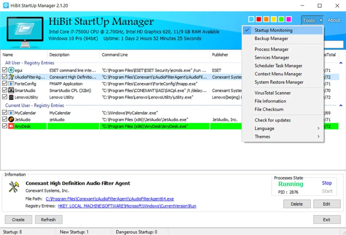 HiBit Startup Manager for Windows: Optimize Startup