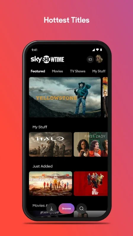 SkyShowtime for Android: Stream Premium Movies & Series