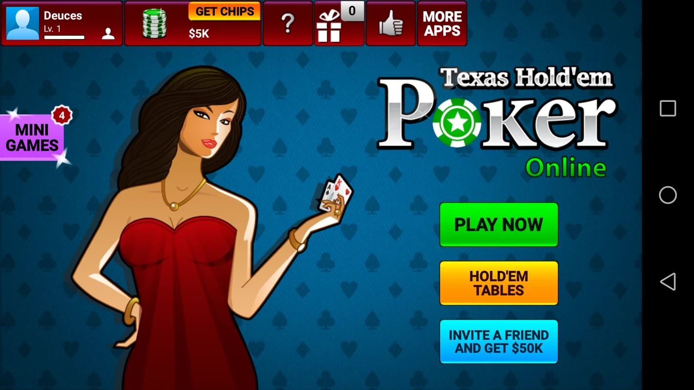 Texas Holdem Poker Online Free - Poker Stars Game for Android