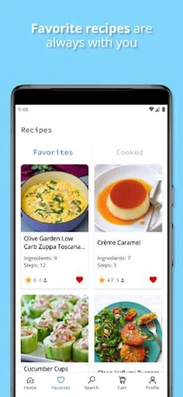 Diet Recipes for Android - Healthy Meal Options