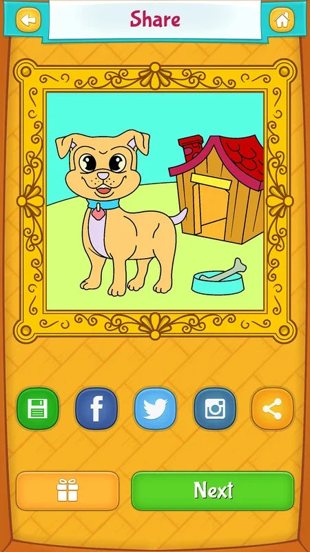 Dog Coloring Pages for Android - Fun Coloring App