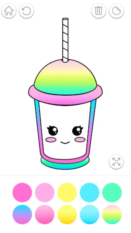 Gradient Kawaii Coloring Book for Android - Unleash Creativity