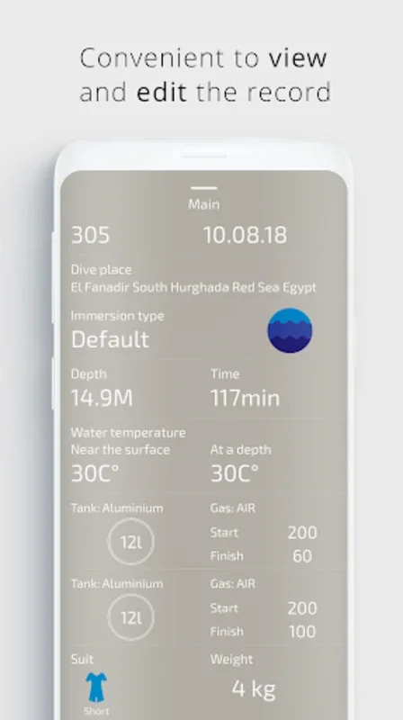 Dive Number-diving Logbook and for Android: Simplify Dive Logging