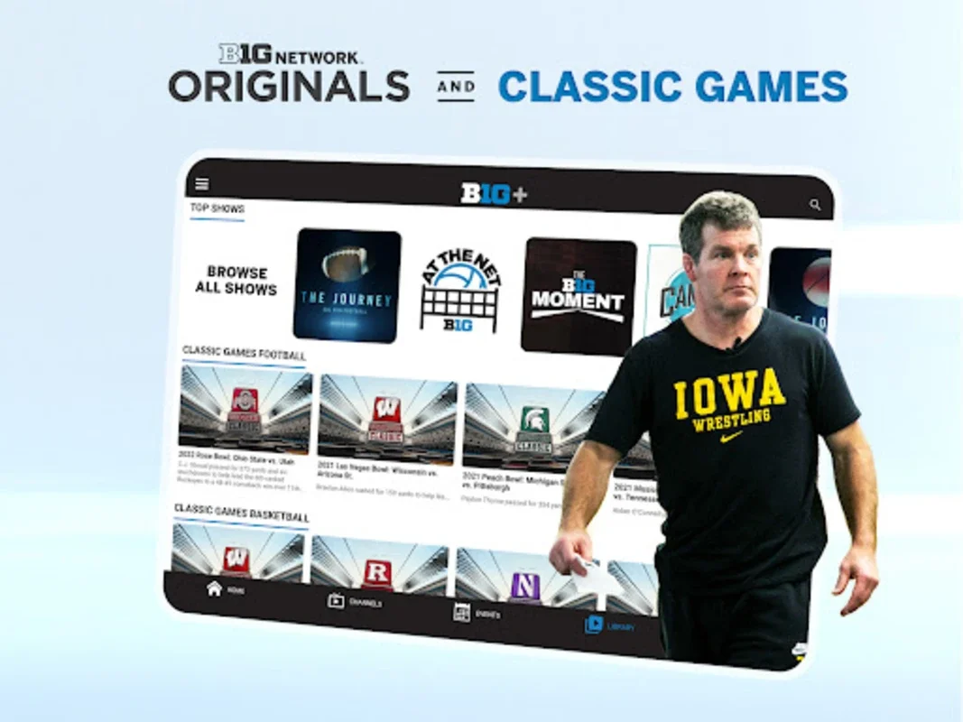 BTN2Go for Android - Stream Big Ten Sports