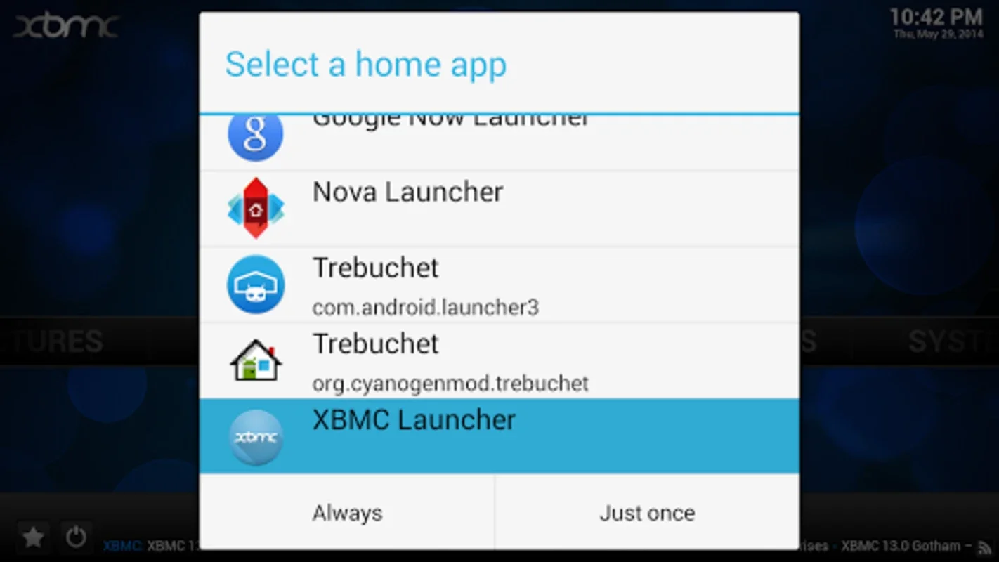 XBMC Launcher for Android - Download the APK from AppHuts