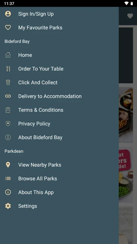 Parkdean Resorts for Android - Hassle - Free Dining