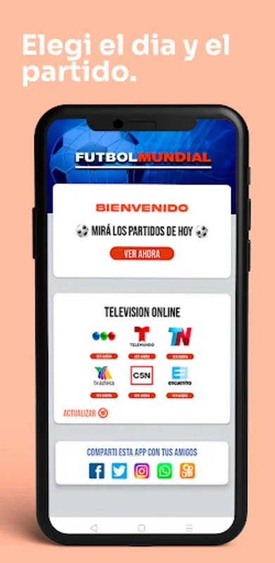 Futbol Mundial for Android - Exciting Football App