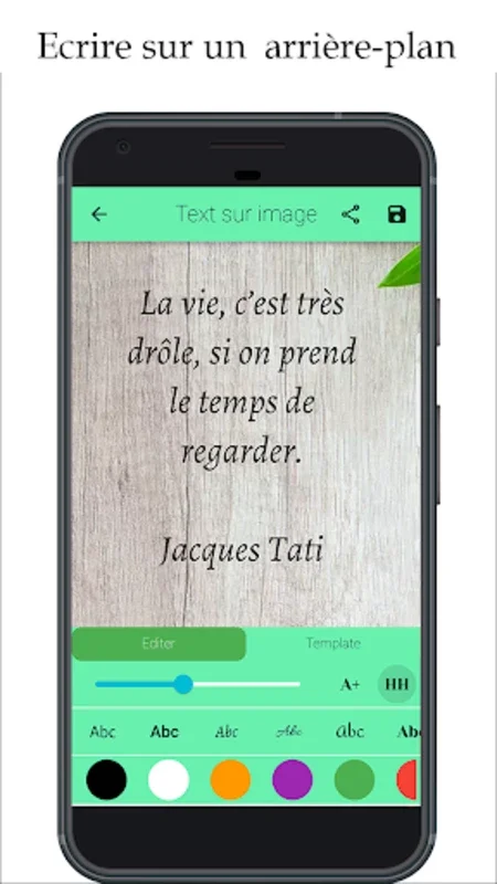 Texte sur photo : citations for Android - Inspire with Quotes