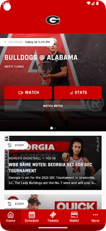 UGA Bulldogs for Android - Unbeatable Sports Experience