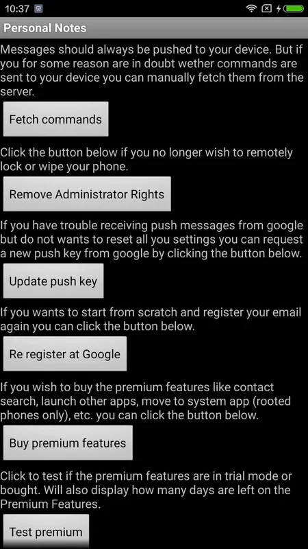 Lost Android for Android - Remote Control with Extra Security