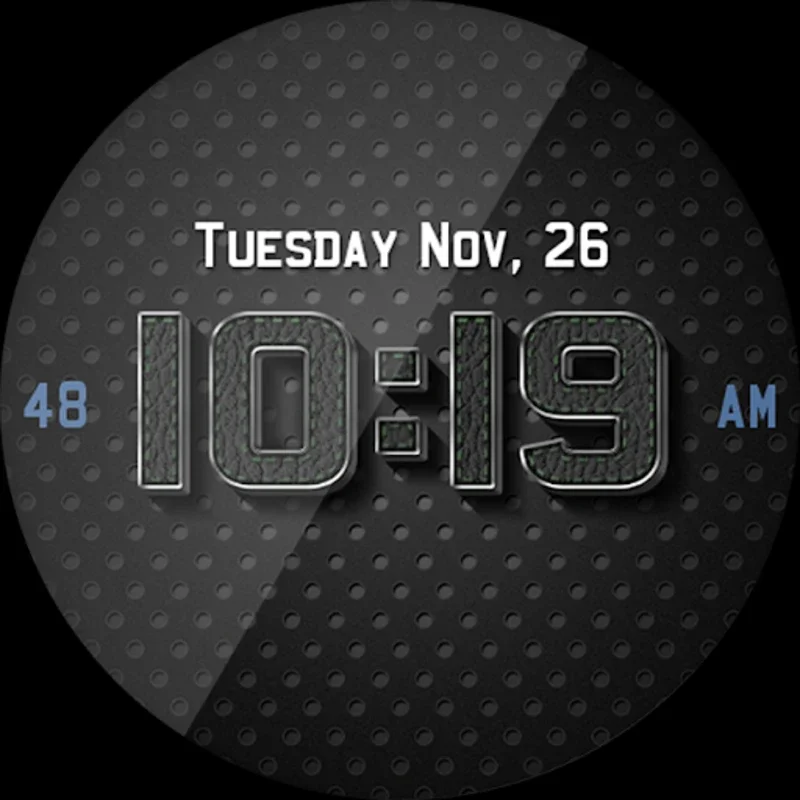 Chrome Leather HD Watch Face for Android: Stylish Customization