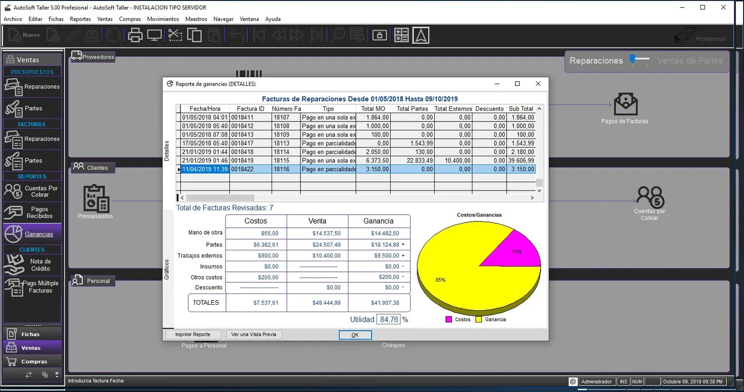 AutoSoft Taller Profesional for Windows: Professional Workshop Solution