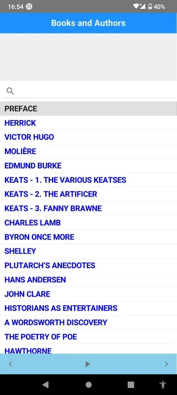 Books and Authors for Android: Explore Literary Works
