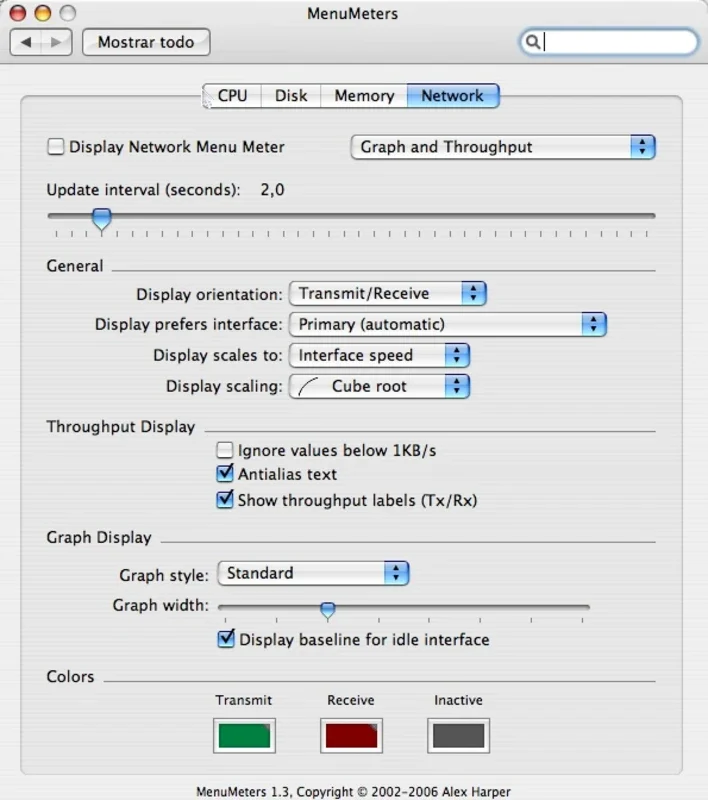 MenuMeters for Mac - Monitor System Performance on Task Bar