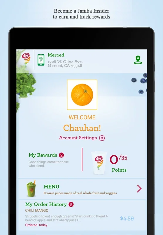 Jamba Juice for Android: Streamlined Ordering & Rewards