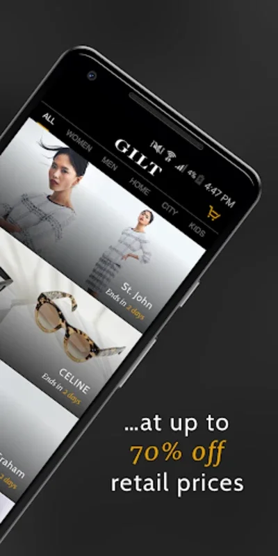 Gilt for Android: Unbeatable High-End Fashion Deals