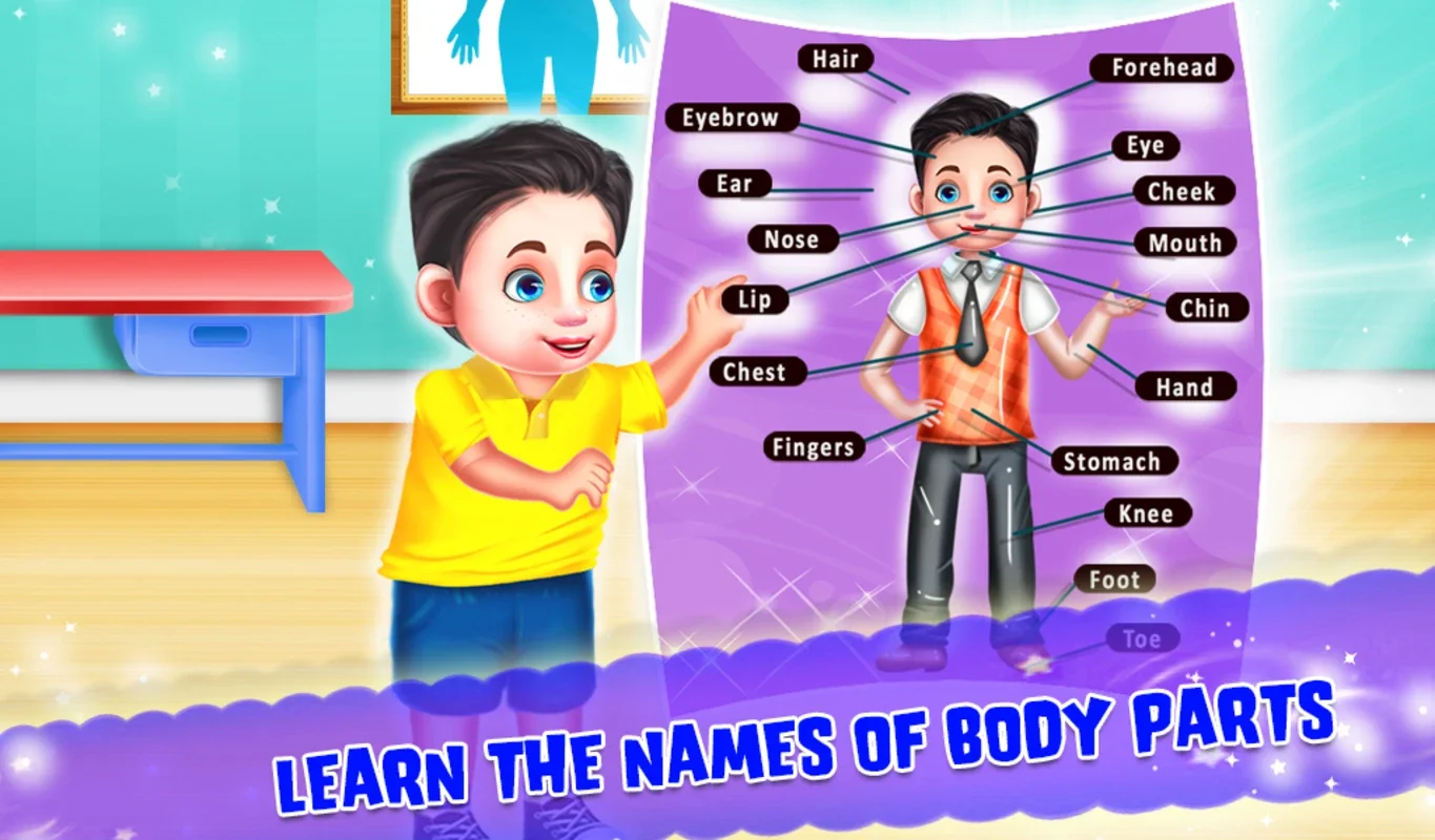 Kids Learning Human Bodyparts for Android - Engaging Educational App