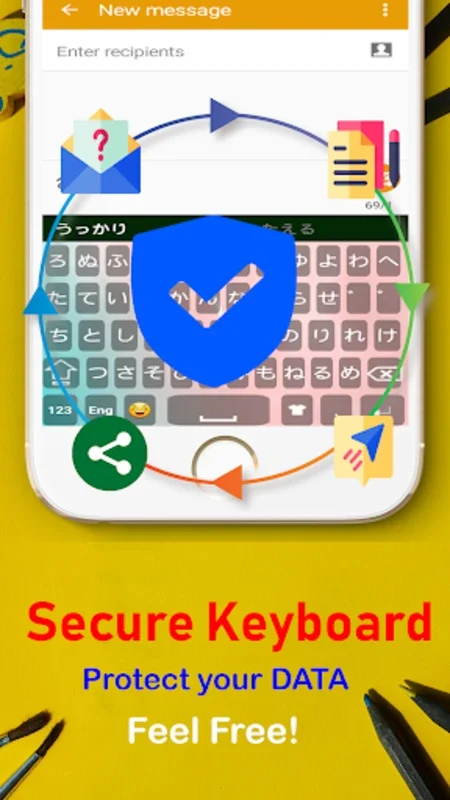 Japanese Keyboard with english for Android - Simplify Typing