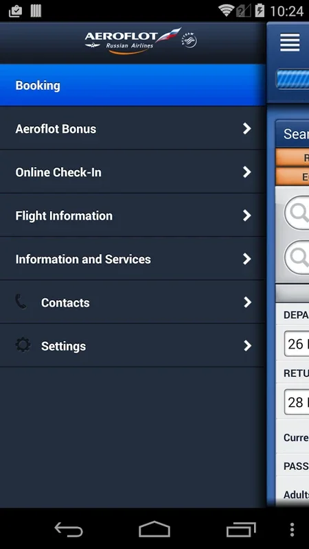 Aeroflot for Android - Manage Airline Schedules & Tickets