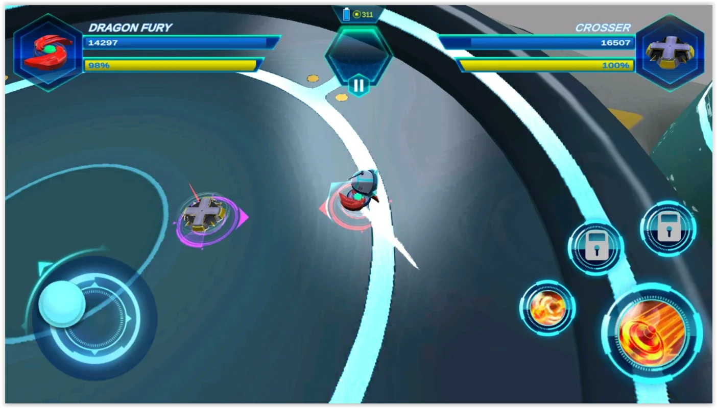 Gyro Buster for Android - Engaging Beyblade-Style Battles