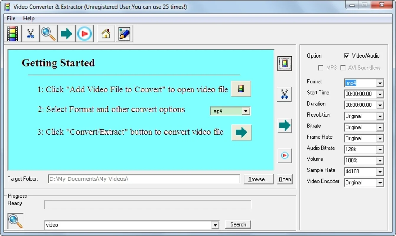 Video Converter & Extractor for Windows - No Download Needed