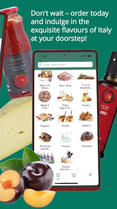 Casinetto for Android - UAE's Premier Italian Food Delivery App