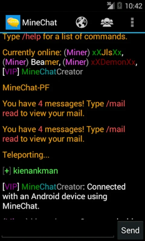 MineChat Lite for Android - Seamless Chatting Experience