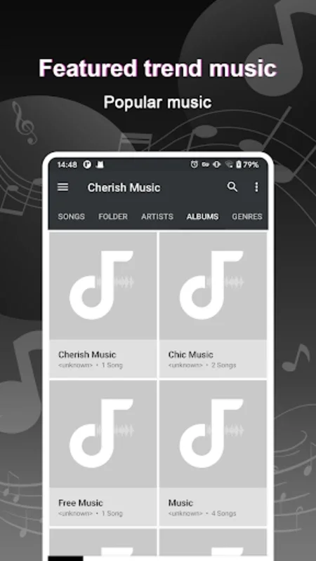 Cherish Music for Android - Exceptional Music Experience