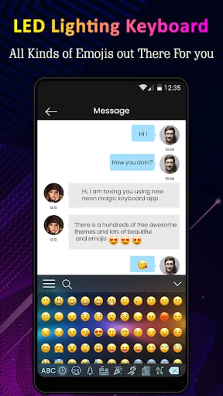 Neno LED Lighting Keyboard for Android - Customize Your Typing