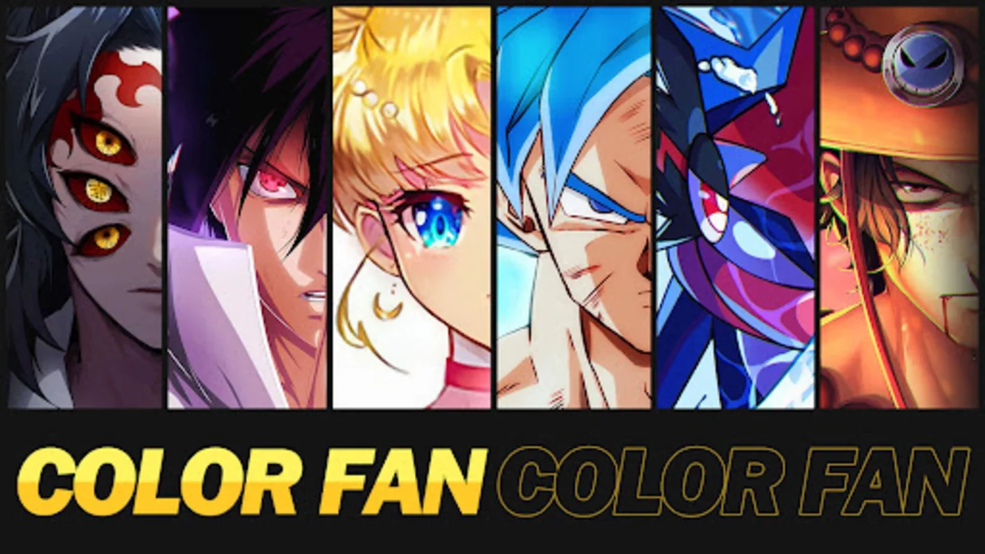 Color Fan - Color By Number for Android: Relax with Anime & Game Art