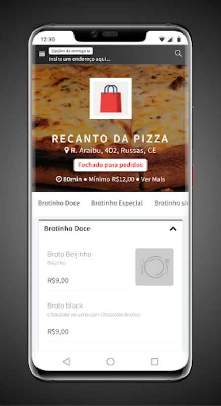 Recanto da Pizza for Android - Order Gourmet Pizzas Easily