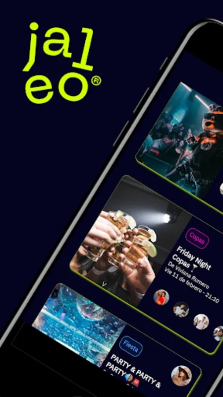 Jaleo_Comparte Fiestas y Copas for Android: Party Connect