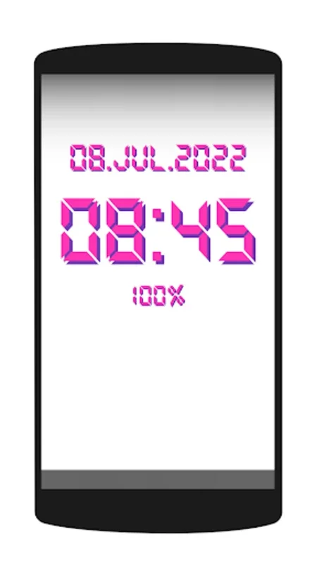 Digital Clock Live Wallpaper for Android - Customize Your Wallpaper