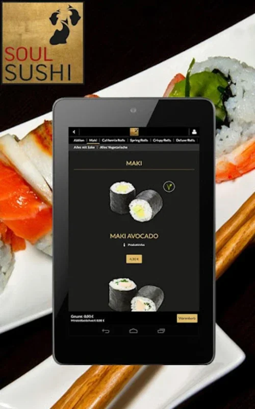 Soul Sushi for Android - A Culinary Delight