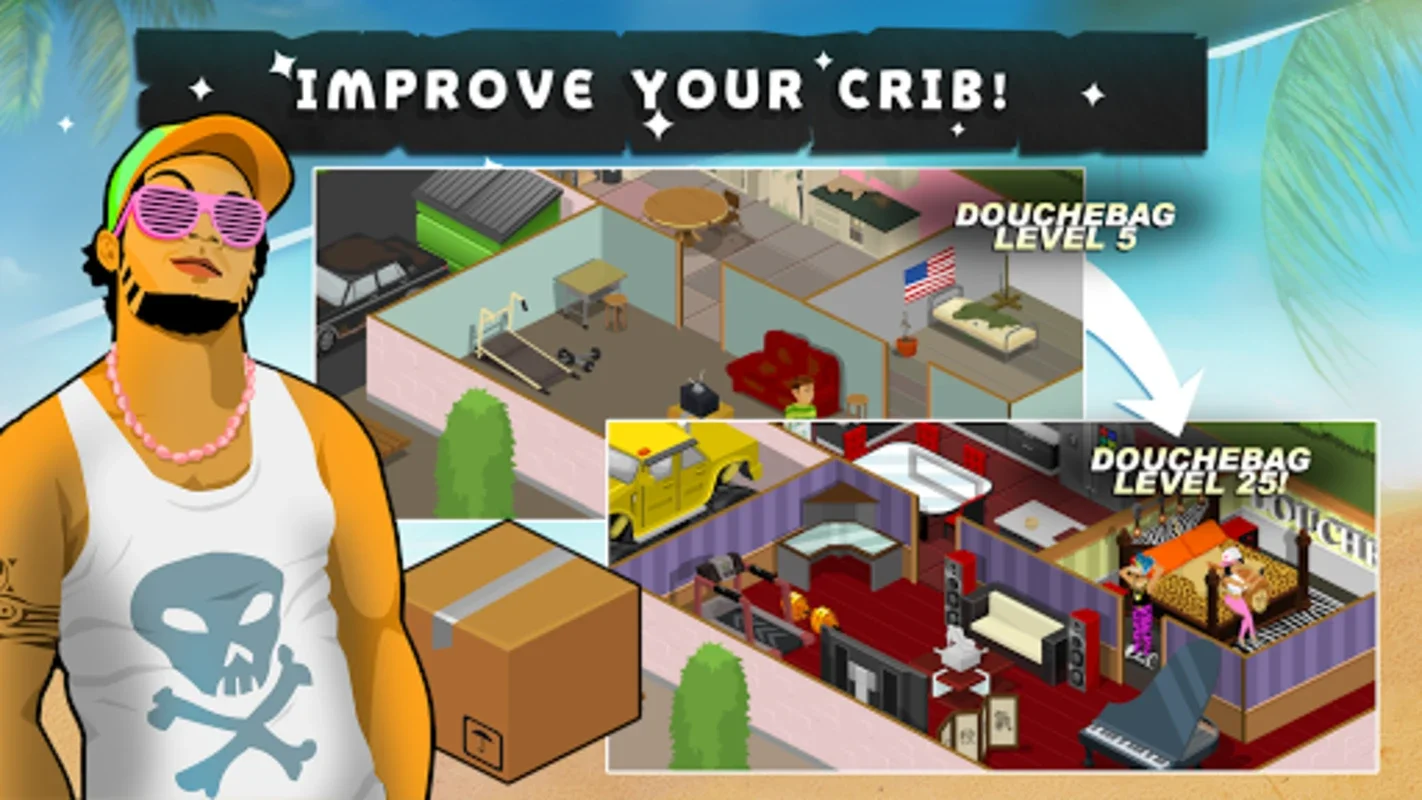 Broworld - Douchebag Adventure for Android: A Virtual Adventure of Self - Improvement