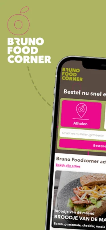 Bruno Foodcorner for Android: 24/7 Food Delivery