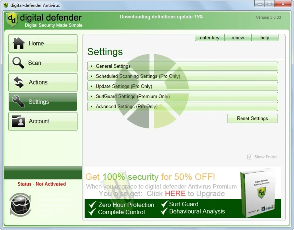 Digital Defender for Windows - Enhanced PC Security