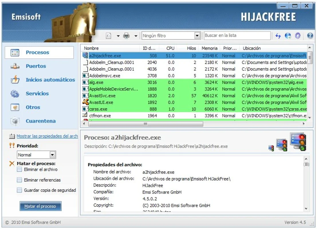 a-squared HiJackFree for Windows - Eliminate Malware