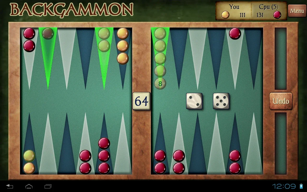 Backgammon Free for Android: Great for Solo or Multiplayer