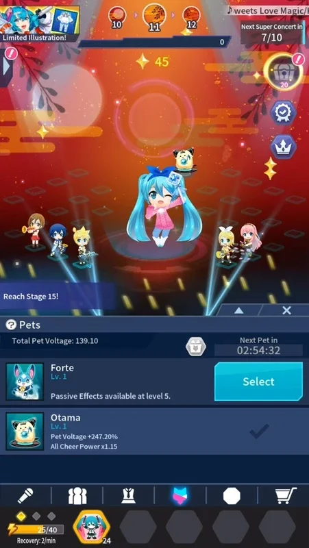 Hatsune Miku - Tap Wonder for Android: Enjoy Miku's Concerts