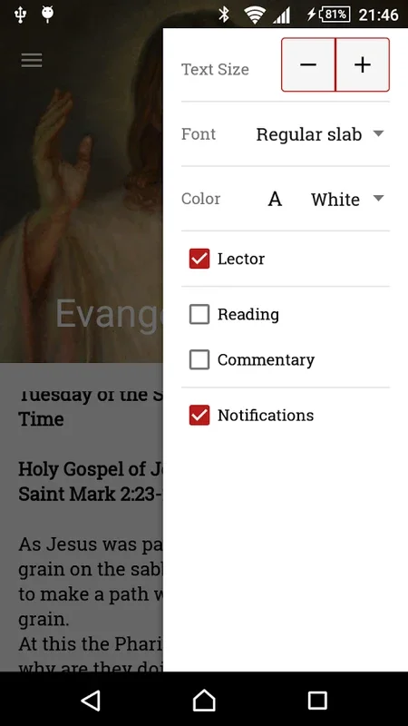 Evangelium for Android: Daily Gospel & Prayers