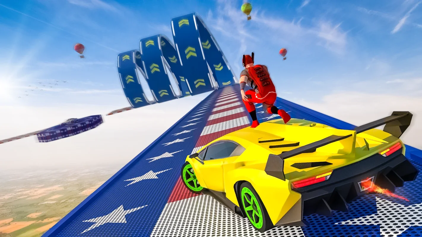 Superhero Mega Ramp GT Racing Stunts for Android - Fast - Paced Racing Action