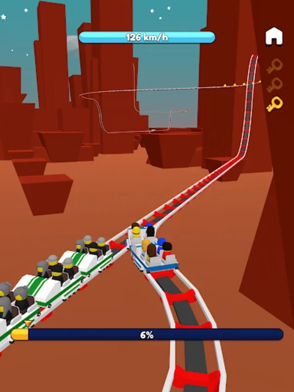 Infinite Coaster for Android - Thrilling Rides Await