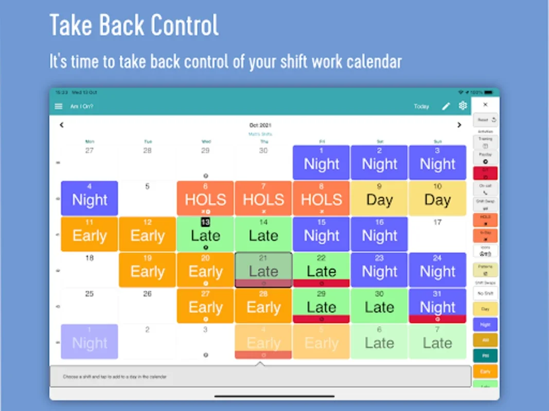 myShiftPlanner for Android - Ideal for Shift Workers