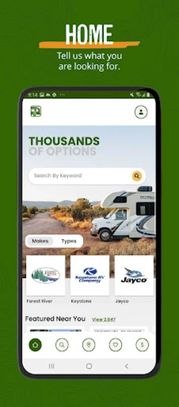 RV Trader for Android - Find Your Ideal RV Easily