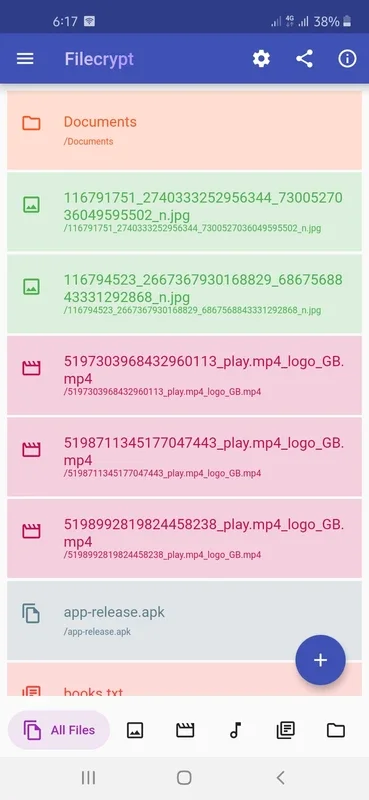 Filecrypt - Secure Files & Folder Locker for Android