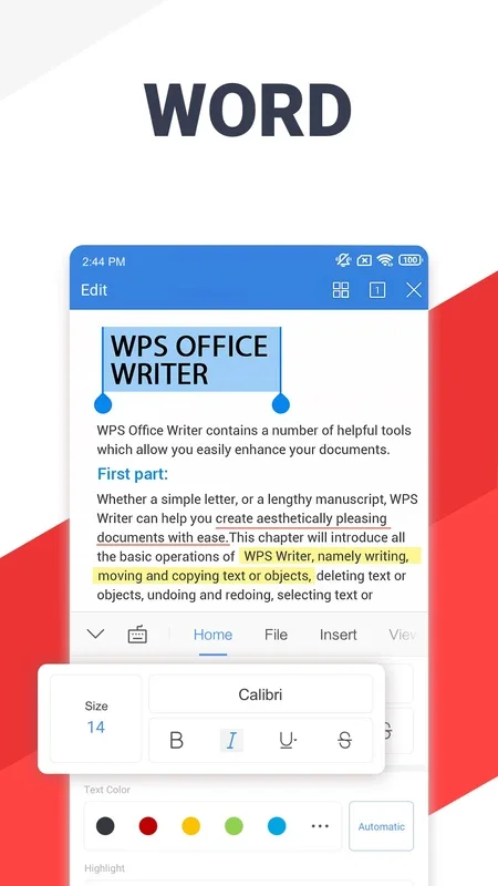 WPS Office for Android: Complete Office Suite