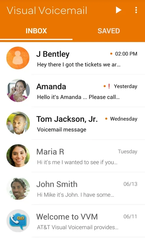 AT&T Visual Voicemail for Android - Simplify Voicemail Management