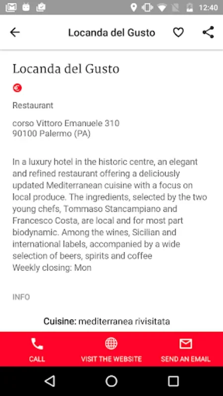 Italy – Restaurants for Android: Explore Italian Gastronomy